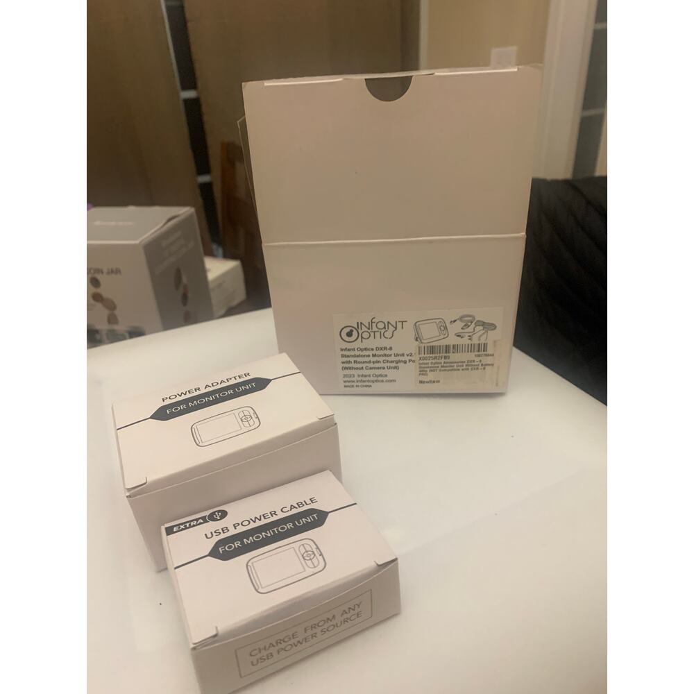 Infant Optics DXR-8 monitor charging cords ONLY (2 styles)